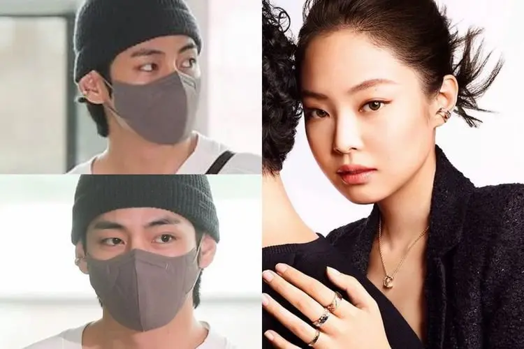Rumor Kencan Makin Menjadi, V BTS Terlihat Gunakan Aksesoris yang Modelnya Jennie BLACKPINK