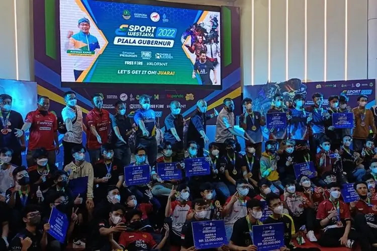 Atlet Esport Jabar Gemilang di Piala Gubernur Jabar 2022