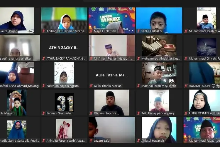 Lomba Tahfidz Online  Gramedia dan Quran Cordoba Diikuti Secara Nasional