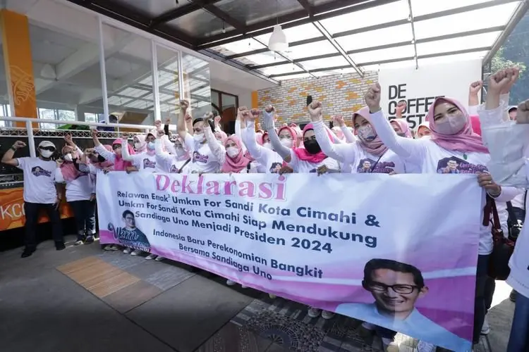Relawan Sandiaga Untuk Presiden Terus Bergerak