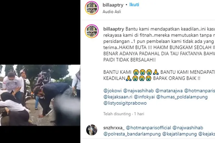 Viral! Kisah Seorang Anak yang Cari Keadilan untuk Sang Ayah Usai Dituduh Perkosa Keponakannya