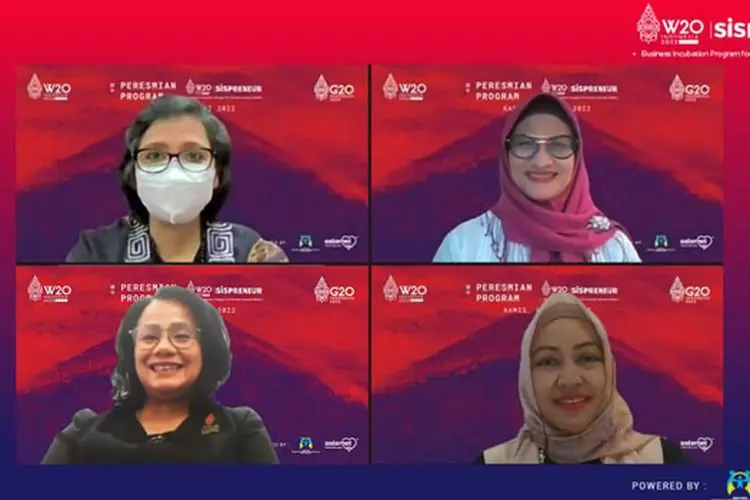 W20 Sispreneur Diresmikan Sebagai Aksi Nyata untuk Para UMKM Perempuan Indonesia Go Digital