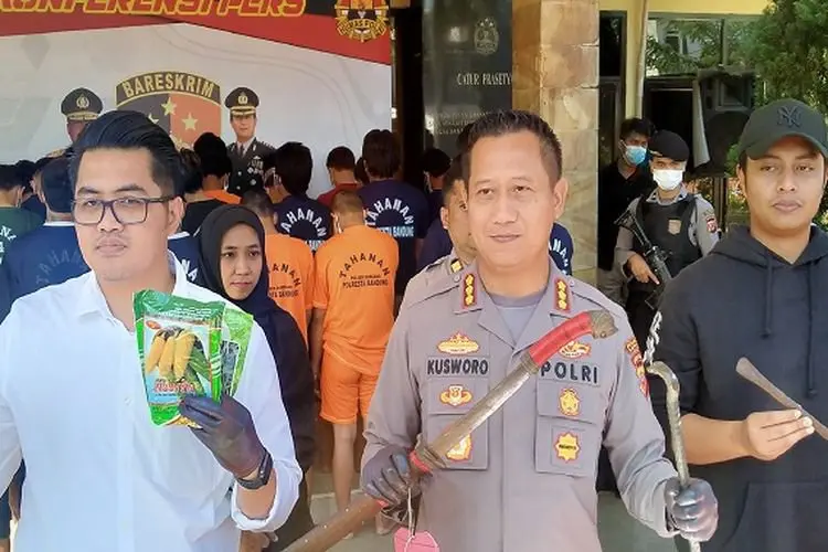 Hasil Operasi Libas Lodaya 2022, Polresta Bandung Ciduk 56 Penjahat dan 26 Barang Bukti Roda Dua Berbagai Merk