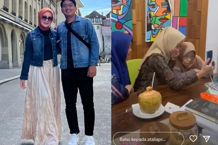 Atalia Praratya Tak Kuasa Tahan Air Mata Saat Lakukan Panggilan Video Usai Jasad Eril Dimandikan