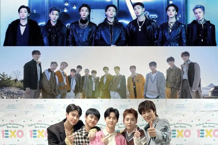 Dipuncaki BTS, SEVENTEEN dan EXO, Ini 29 Peringkat Reputasi Merek Boy Grup Bulan Juni