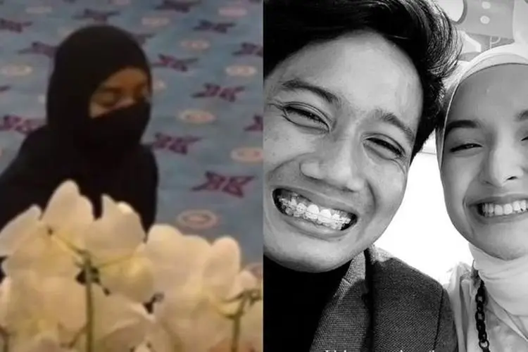 Momen Haru Nabila Ishma Bercerita di Depan Peti Jenazah Eril
