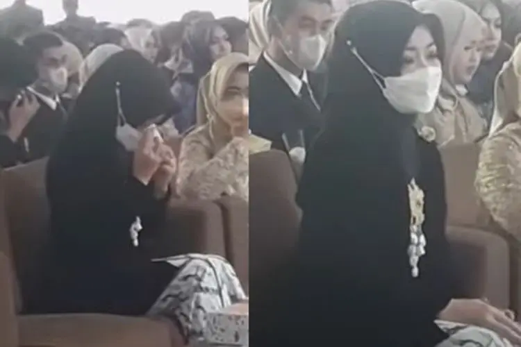 Tangis Atalia Praratya Pecah Saat Hadiri Wisuda Zara