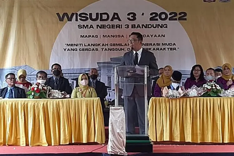 Ridwan Kamil Ceritakan Kenangan Manisnya dan Eril Semasa Duduk di SMAN 3 Bandung