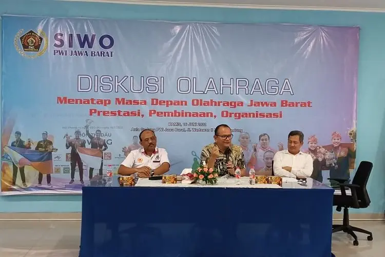 3 Calon Ketum KONI Jabar Jawab Tantangan di Diskusi SIWO PWI Jabar