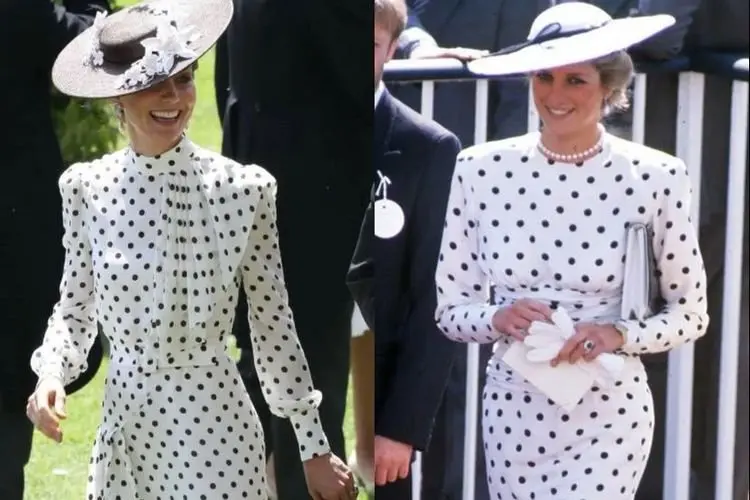 Kate Middleton dan Pangeran William Tampil Serasi dalam Acara Balap Kuda, Gaunnya Seperti Lady Diana