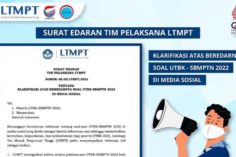 LTMPT Beri Klarifikasi Soal Dugaan Kecurangan Saat UTBK SBMPTN 2022