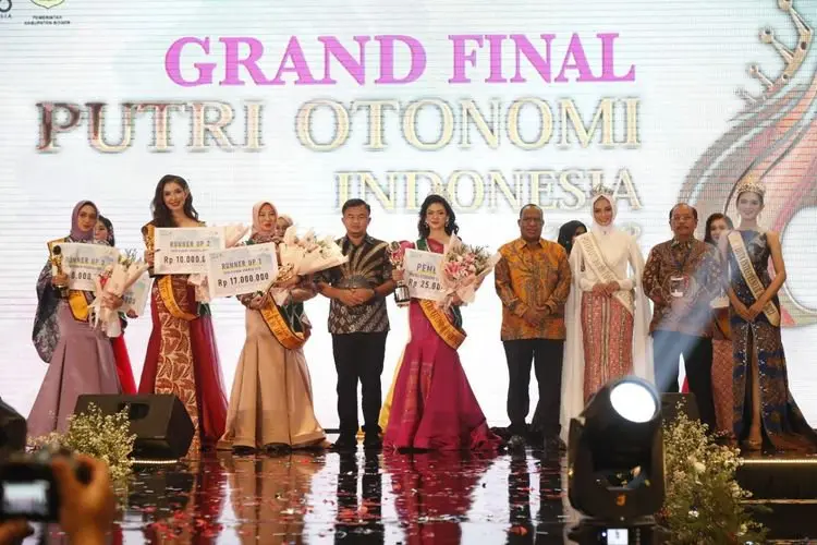 Final Pemilihan Putri Otonomi Indonesia Tutup Malam Puncak HUT APKASI Ke-22 Di Kabupaten Bogor