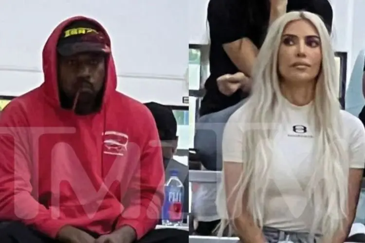 Kim Kardashian dan Kanye West Hadiri Pertandingan Basket Sang Anak, Lupakan Masalah Masa Lalu!