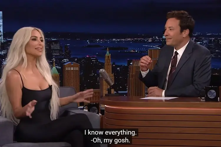 Kim Kardashian Marahi Kedua Anaknya dalam Acara Tonight Show With Jimmy Fallon, Ini Penyebabnya!