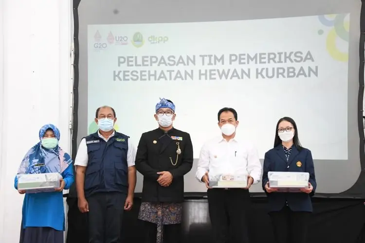 Ridwan Kamil Lepas 1.784 Pemeriksa Kesehatan Hewan Kurban