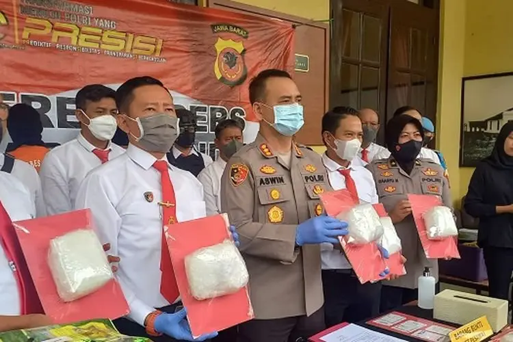 Polisi Amankan 20 Kilogram Sabu yang Siap Diedarkan ke Wilayah Bandung Raya