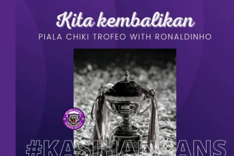 Piala Trofeo Ronaldinho Disebut Akun Instagram Fans Persik Sebagai Piala Chiki