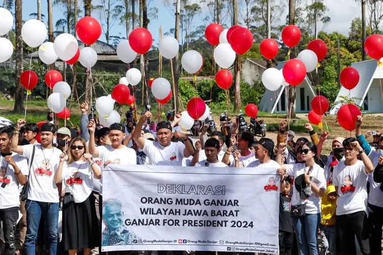 Anak-anak Muda di Jabar Deklarasi Ganjar Pranowo, Prestasi Ini Jadi Alasannya