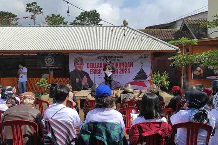 Dibalut Nuansa Etnik, Dukungan Terhadap Erick Thohir Dideklarasikan di Bandung Timur