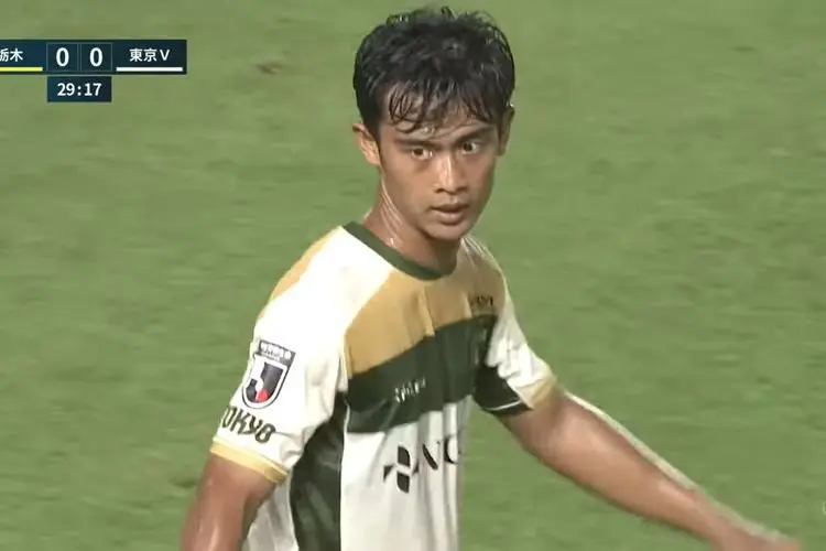 Pratama Arhan Hanya Bermain 45 Menit saat Tokyo Verdy Lawan Tochigi SC di J2 League