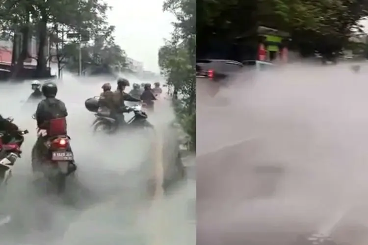 Sempat Buat Panik Pengguna Jalan, Polisi Usut Kebocoran Gas CO2 di Tangerang