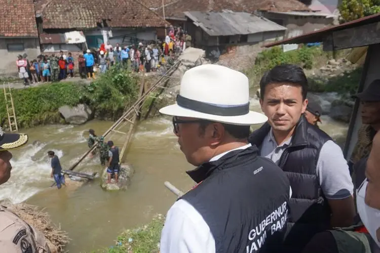 Organisasi Kemanusian Ridwan Kamil JQR Bantu Pembangunan Rumah Rusak Akibat Banjir Bandang di Ciwidey