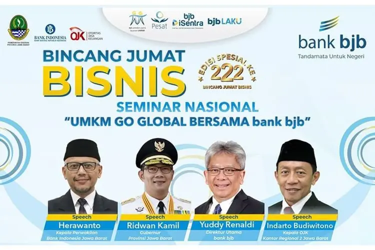Bincang Jumat Bisnis Spesial Episode, bank bjb Hadirkan Ahli Bisnis Ekspor Agar UMKM Go Global