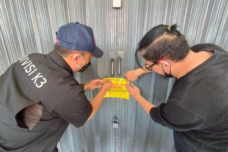 13 Kios Blok G Disegel PPJ, Penyebabnya Tunggak Service Charge Jutaan Rupiah