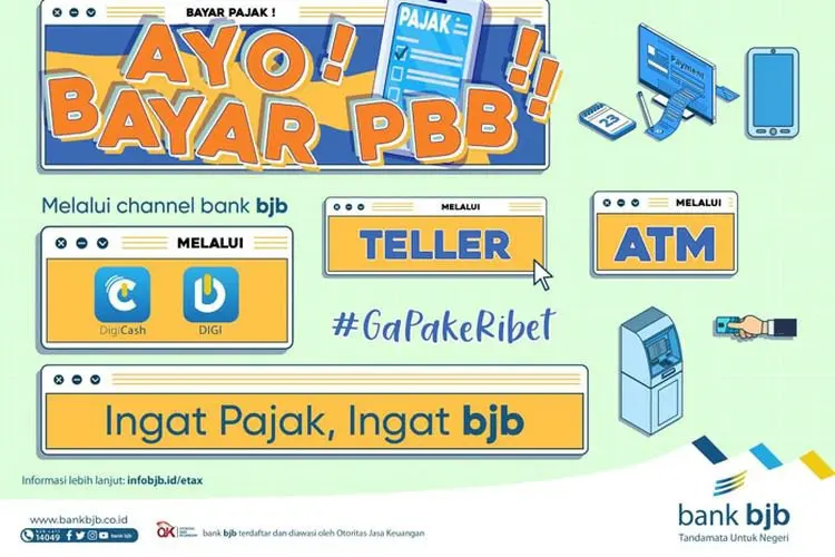 Bayar PBB Kini Sangat Mudah, Cukup Lewat Handphone dan Tak Perlu Antre
