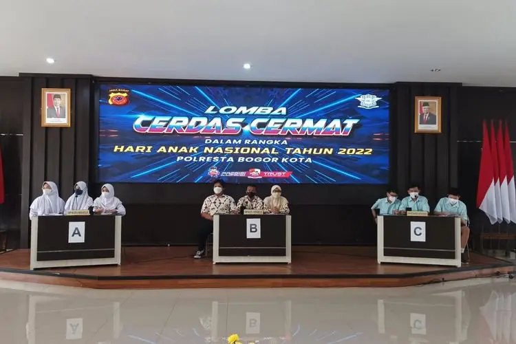 Lomba Cerdas Cermat Ramaikan Peringatan Hari Anak Nasional dan HUT Polantas