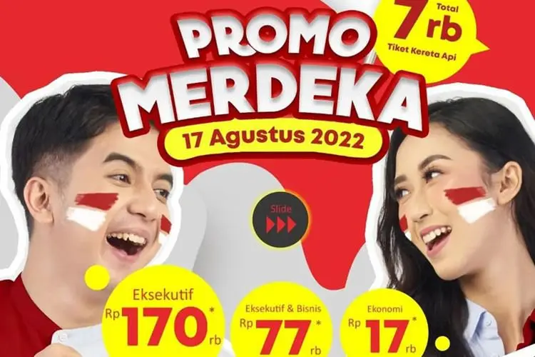 Pesan Tiket KA 7-17 Agustus 2022, Penumpang KA Dapat Harga Murah dari KAI