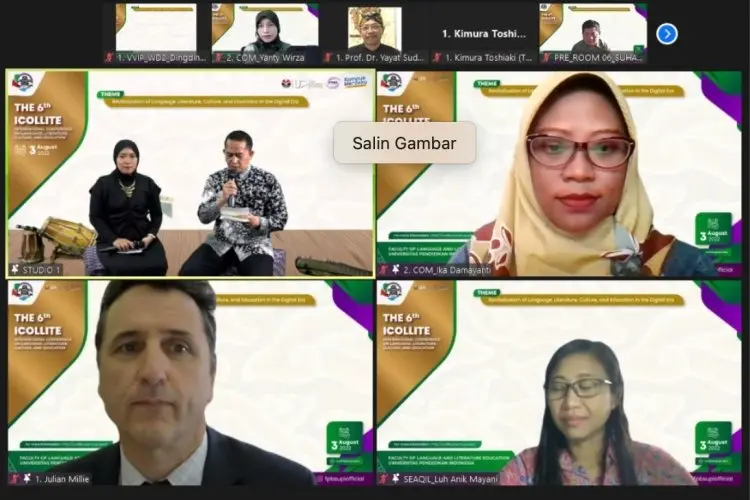 FPBS UPI Sukses Gelar The Sixth ICOLLITE Secara Daring