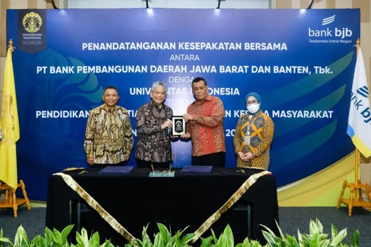 Dukung Dunia Pendidikan, bank bjb Kolaborasi dengan Universitas Indonesia