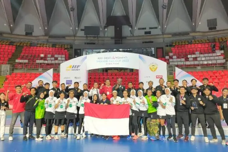 Raih Posisi Runner Up, Timnas Hockey Indoor Putri Indonesia Ciptakan Sejarah di Kejuaraan Internasional Asia