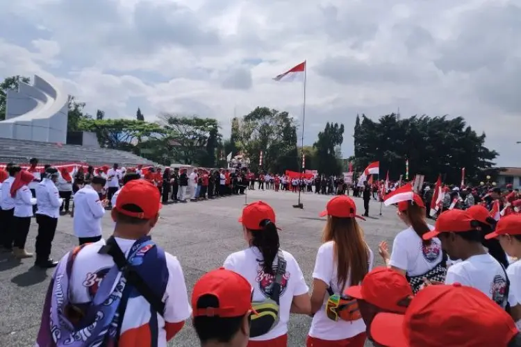 Peringati HUT Kemerdekaan RI, Koalisi Rakyat Bersatu Gelar Upacara