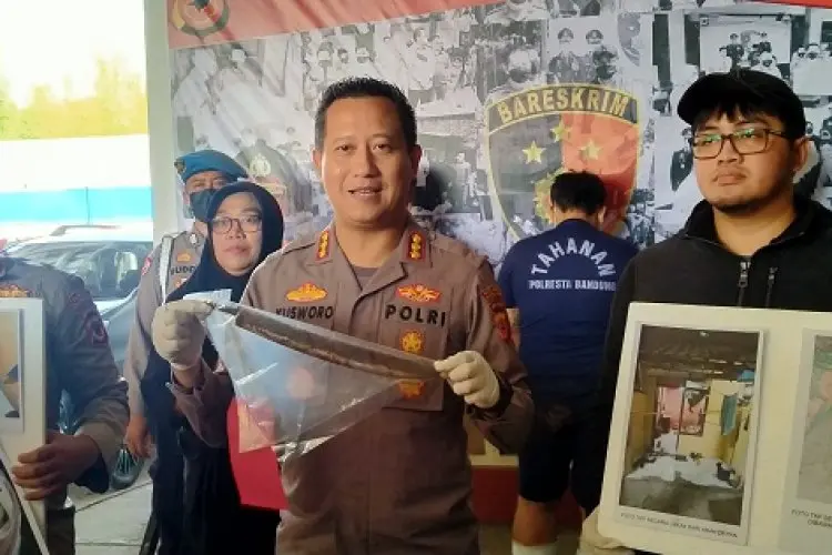 Aksi Sadis di Majalaya, Kawannya Lagi Tertidur, Pria Mabuk Ini Bacok Kepala dan Kaki Korban