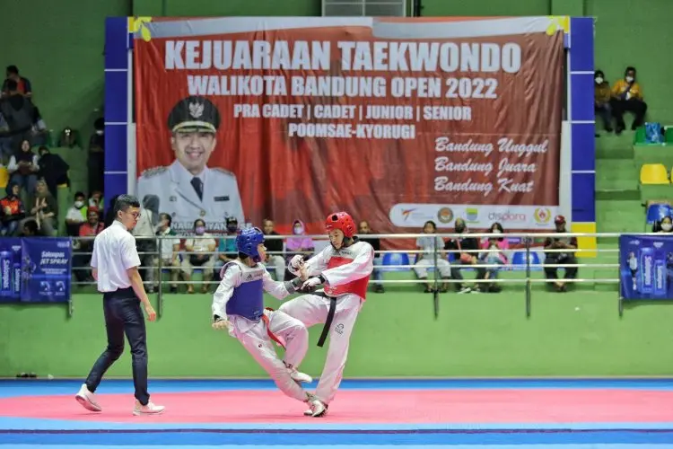1.500 Taekwondoin Panaskan Wali Kota Bandung Cup 2022