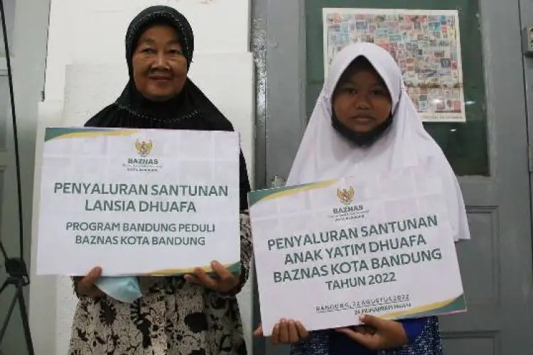 Baznas Kota Bandung dan Pos Indonesia Distribusikan Santunan 1.963 Lansia dan Yatim Duafa 