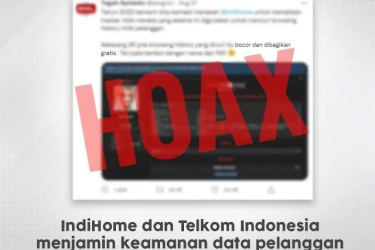 Telkom Ragukan Keaslian Data IndiHome yang Diperjualbelikan Hackers