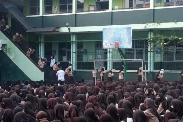 Edukasi Warga Sekolah, SMPN 1 Padalarang Rutinkan Kegiatan Simulasi Mitigasi Bencana