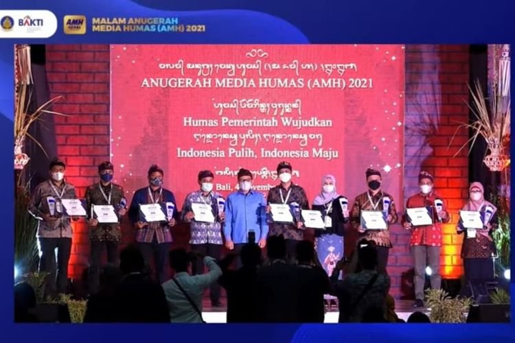 Hadiri AMH 2021, Pemkab Bogor Terima Penghargaan Terbaik III Tingkat Nasional Kategori Siaran Pers 