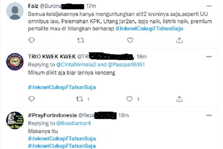 Tagar JokowiCukup7TahunSaja Sempat Bergema di Twitter, Ada Apa?