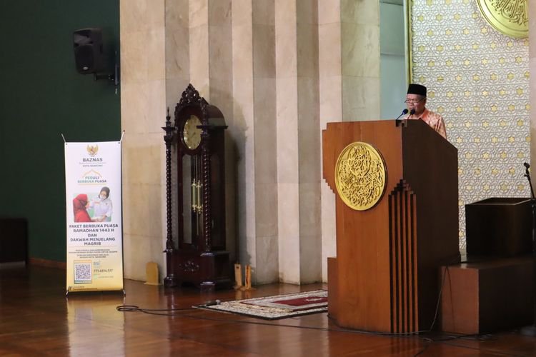 Diskominfo Bersama Baznas Kota Bandung Gelar Damar Perdana di Masjid Al-Ukhuwah Bandung