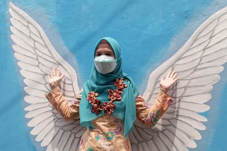 ASYIK Nih, Warga Ini Sulap Tempat Pengolahan Sampah Jadi Lokasi Berswafoto di Bandung
