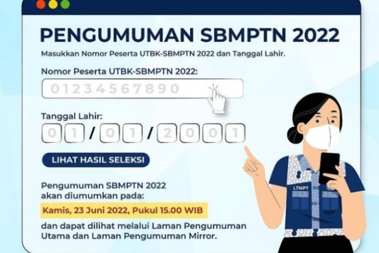 Link Pengumuman SBMPTN 2022 dan 30 Laman Mirror untuk Cek Hasil Seleksinya