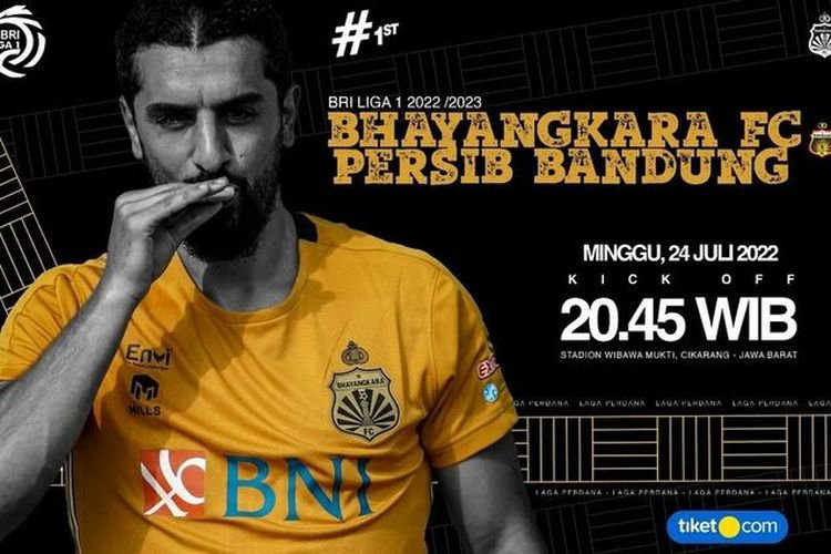 Hari Ini! Link Nonton Live Streaming Persib Bandung vs Bhayangkara FC di Indosiar