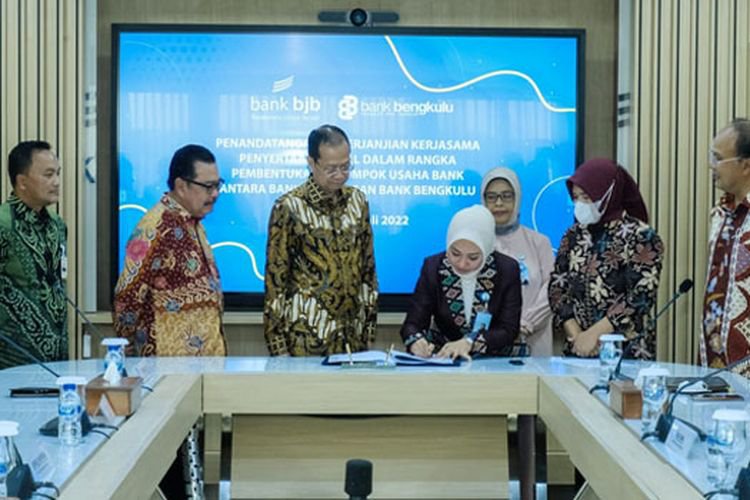 Kembangkan Bisnis, bank bjb dan Bank Bengkulu Teken Perjanjian Kerja Sama KUB Bermodal Rp250 Miliar
