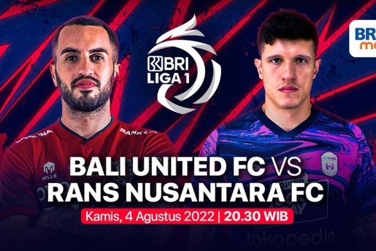 Link Nonton Live Streaming ali United vs RANS Nusantara di BRI Liga 1