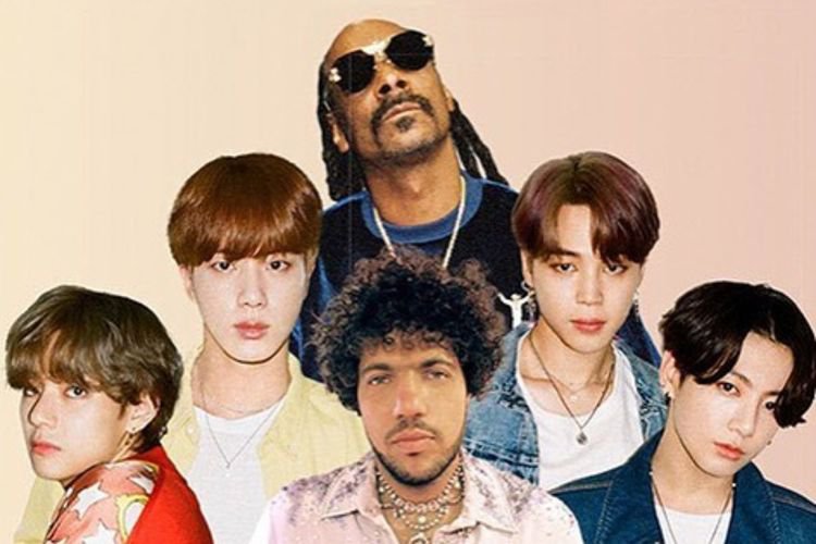 Lagu Kolaborasi Benny Blanco, Snoop Gogg dan BTS 'Bad Decisions' Berhasil Sapu Chart iTune di Seluruh Dunia