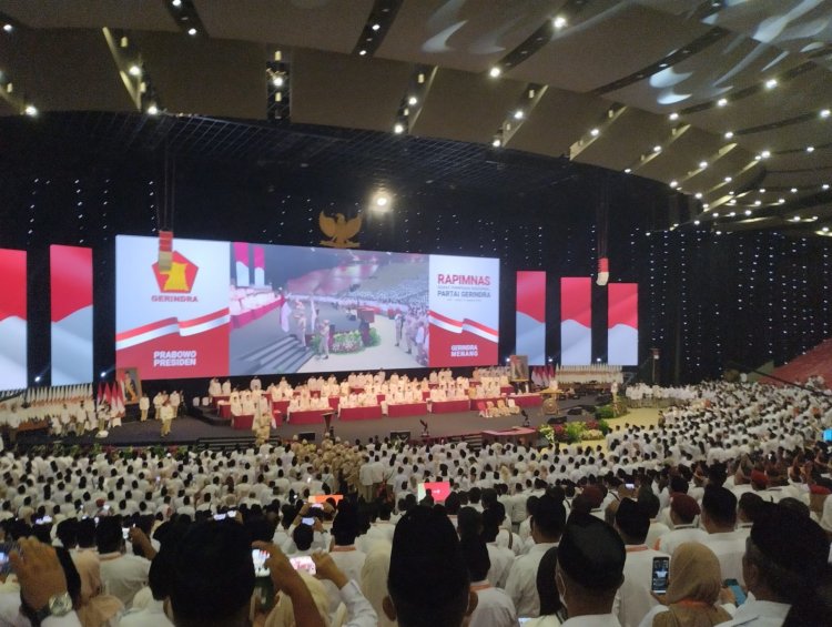 Gerindra Gelar Rapimnas di Bogor, Prabowo Bakal Diusung Kembali Jadi Capres 2024